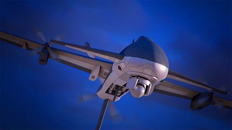 The target system on UAV.