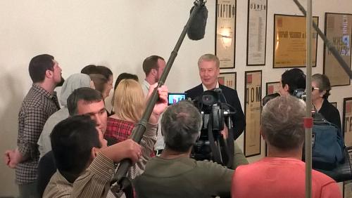 Sergei Sobyanin has officiated the opening of multimedia museum in the Taganka Theatre