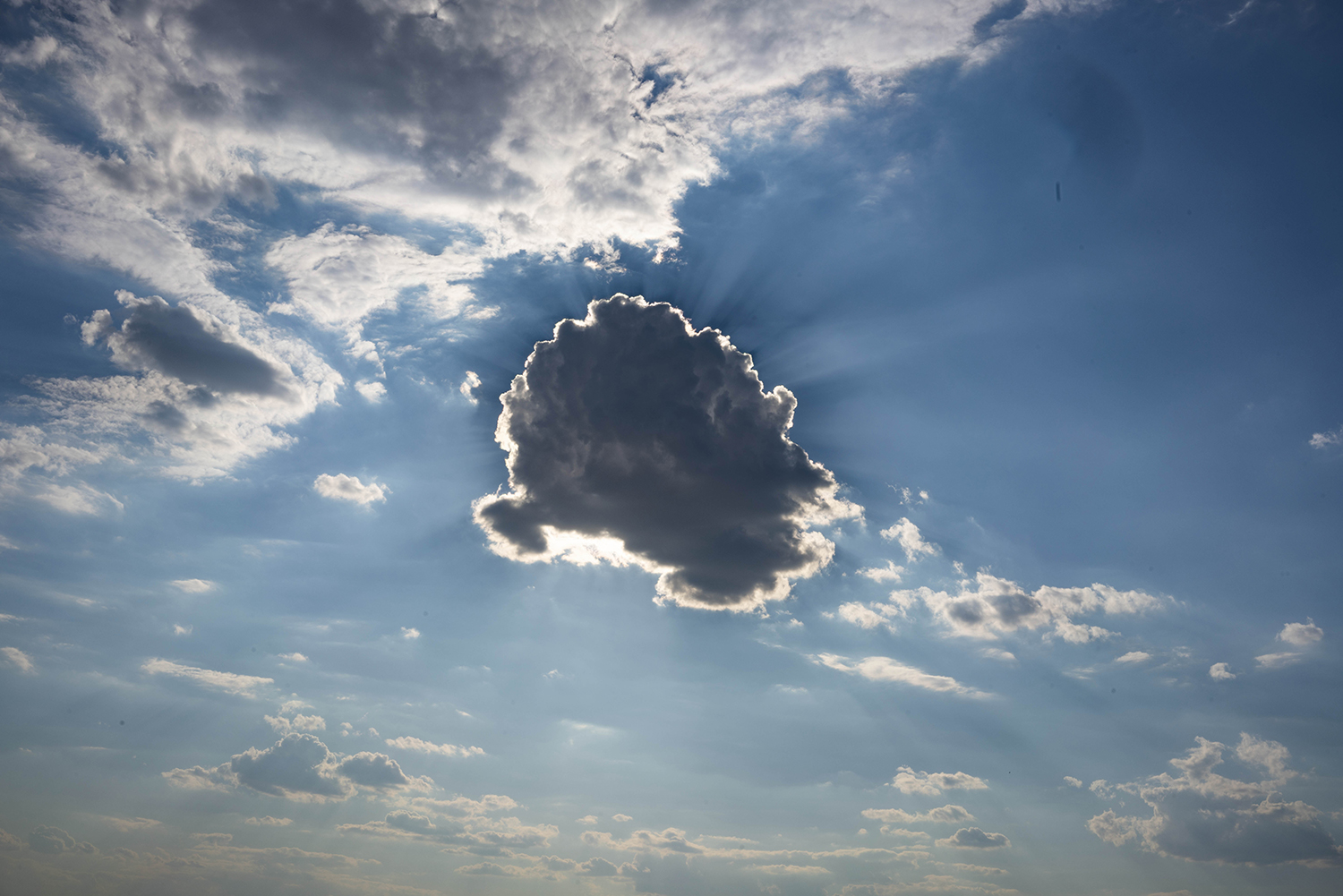 A beautiful shot of Kazakhstani sky.