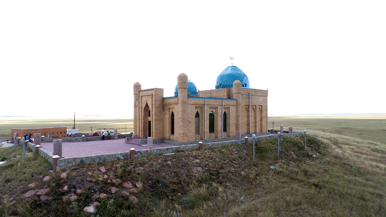 The mausoleum-museum of Mashkhur Zhusup Kopeev.