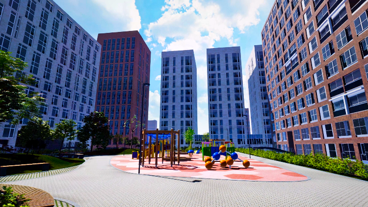 Architectural rendering.