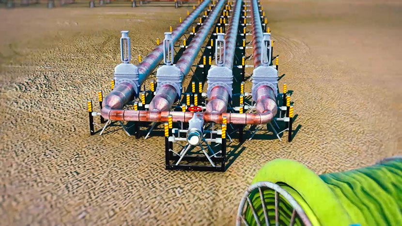 3D visualization of the equipmment.