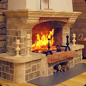 Architectural Visualization for Fireplace Promo Video