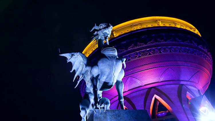 This is the symbol of Kazan: Zilant Dragon.