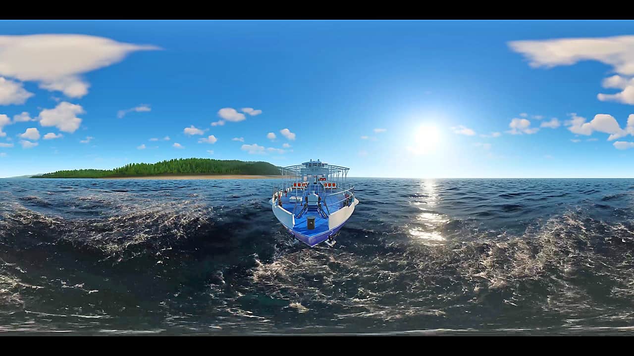 Interactive 360° visualization developed with UNIGINE.