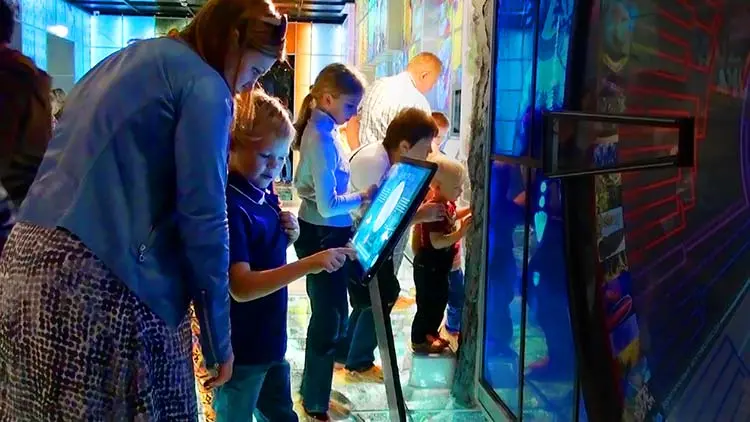 The installation was appealing to both kids and adults.