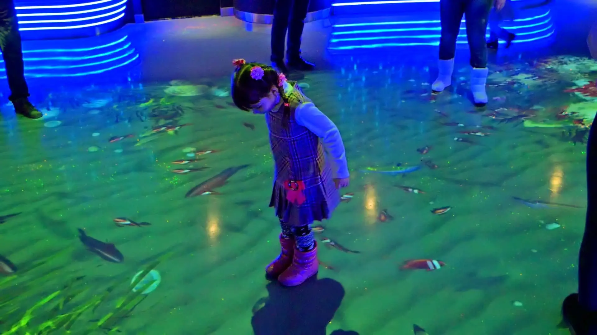 Mommy, where has all the fish escaped?!