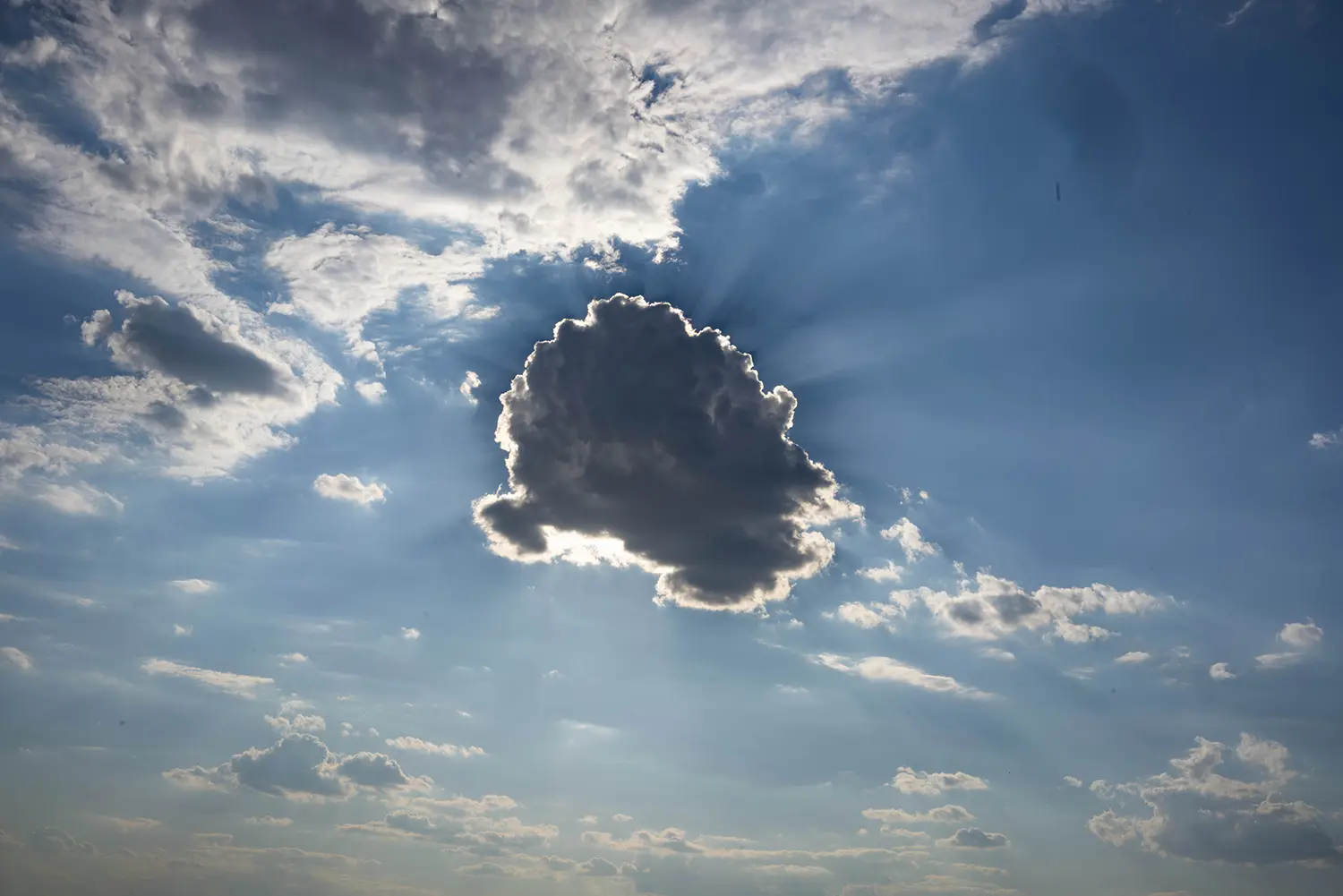 A beautiful shot of Kazakhstani sky.