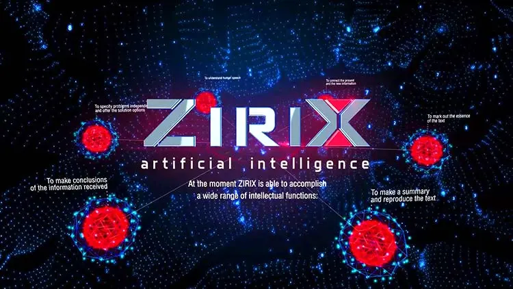 The application of artificial intelligence technologies from Zirax company.