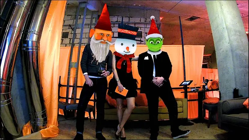 Guests of the party enjoyed being in augmented reality.