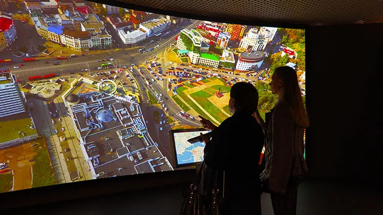 There are more than 150 panoramas, shot with a drone.