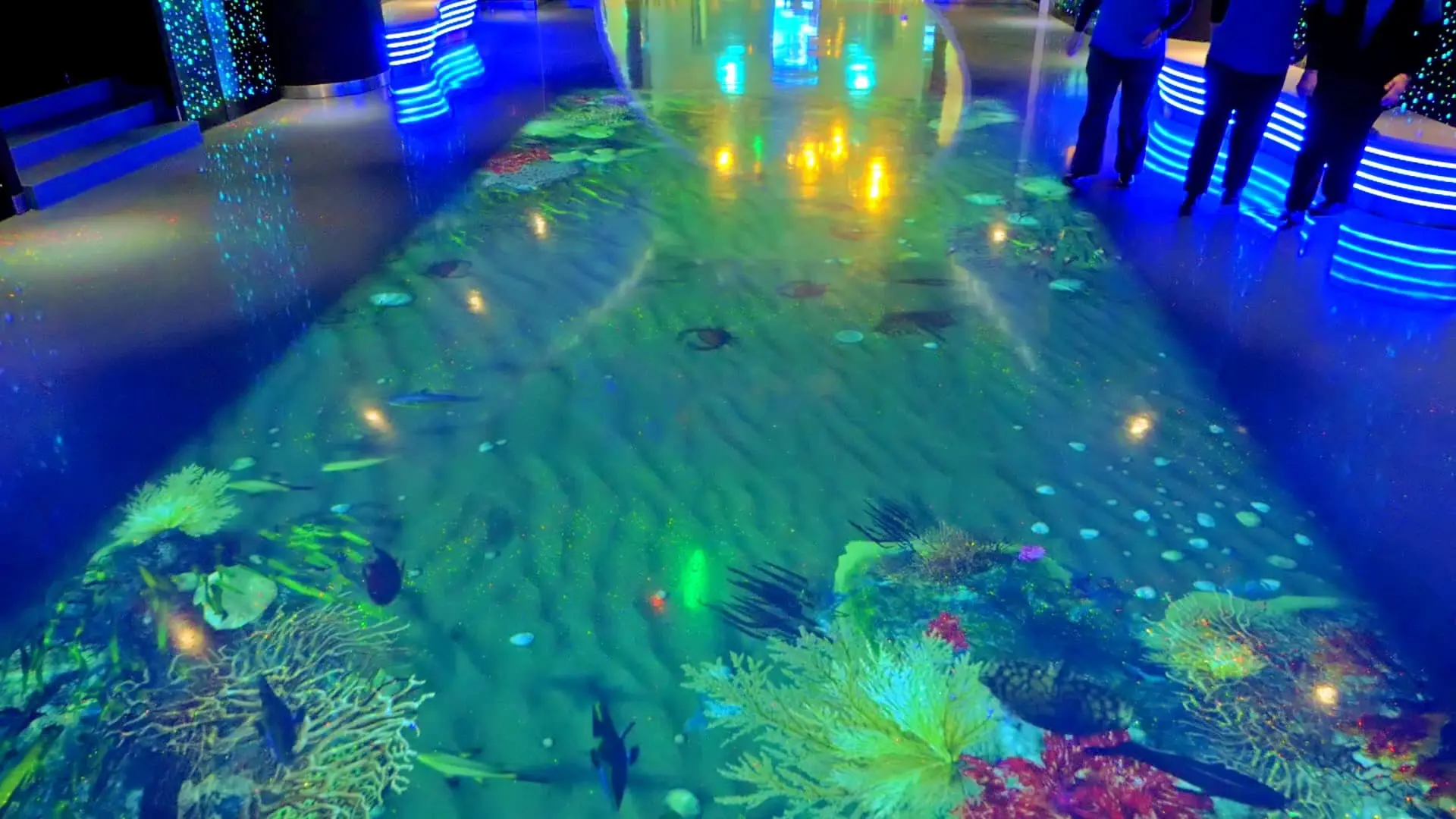 Interactive floor for Primorsky Aquarium.