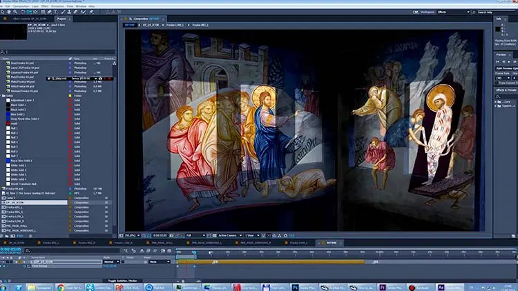 One of the scenes in d3 programme.