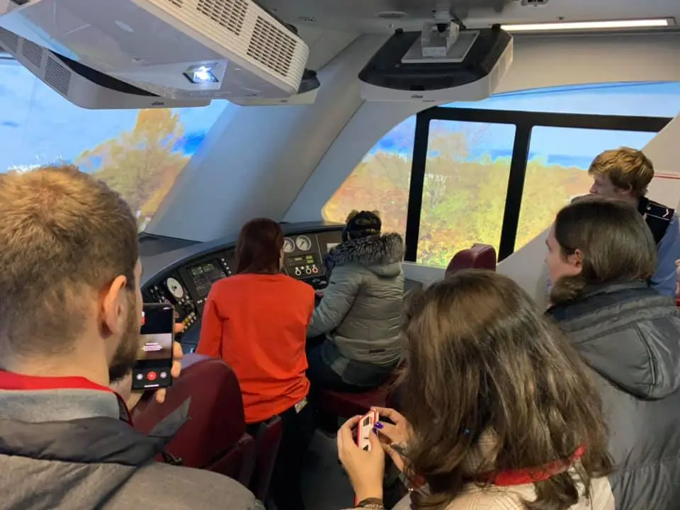 Get a real life feeling of driving a train with our VR simulator.