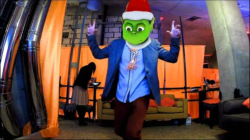 A very scary Grinch.